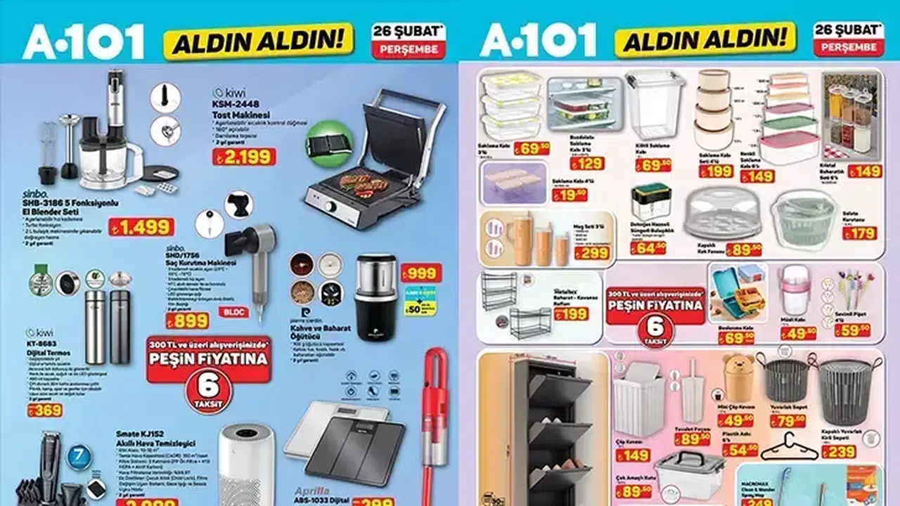 Karavandan 70 İnç Akıllı Televizyona: A-101 26 Şubat 2026 Kataloğunda Yok Yok