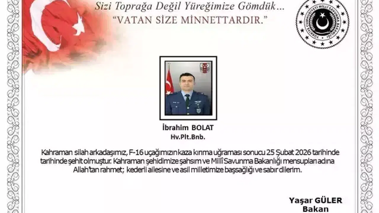 Balıkesir'de düşen uçağın pilotu kim, F16'nın içinde kim vardı?
