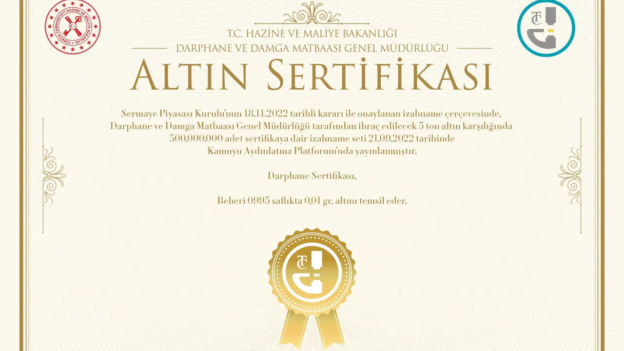 Darphane altın sertifikası (S1) nedir, nasıl alınır, güvenli mi? Devlet güvenceli dijital altın alımı