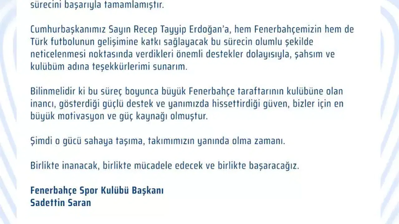 Saadettin Saran Erdoğan'a neden teşekkür etti, Kante transferi gerçekleşti mi, Saran ne açıklaması yaptı?