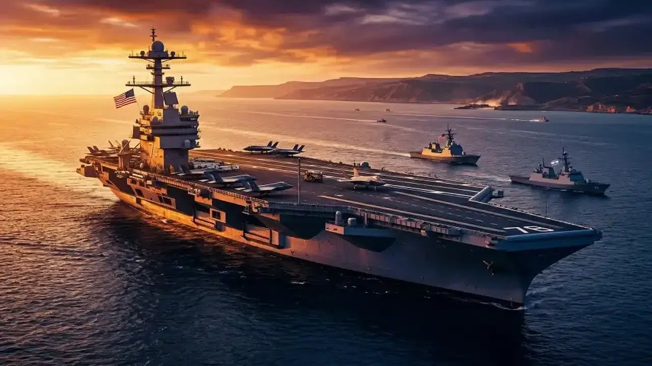 USS Gerald R. Ford Bölgeye Demir Attı! Doğu Akdeniz’de Dengeler Değişiyor