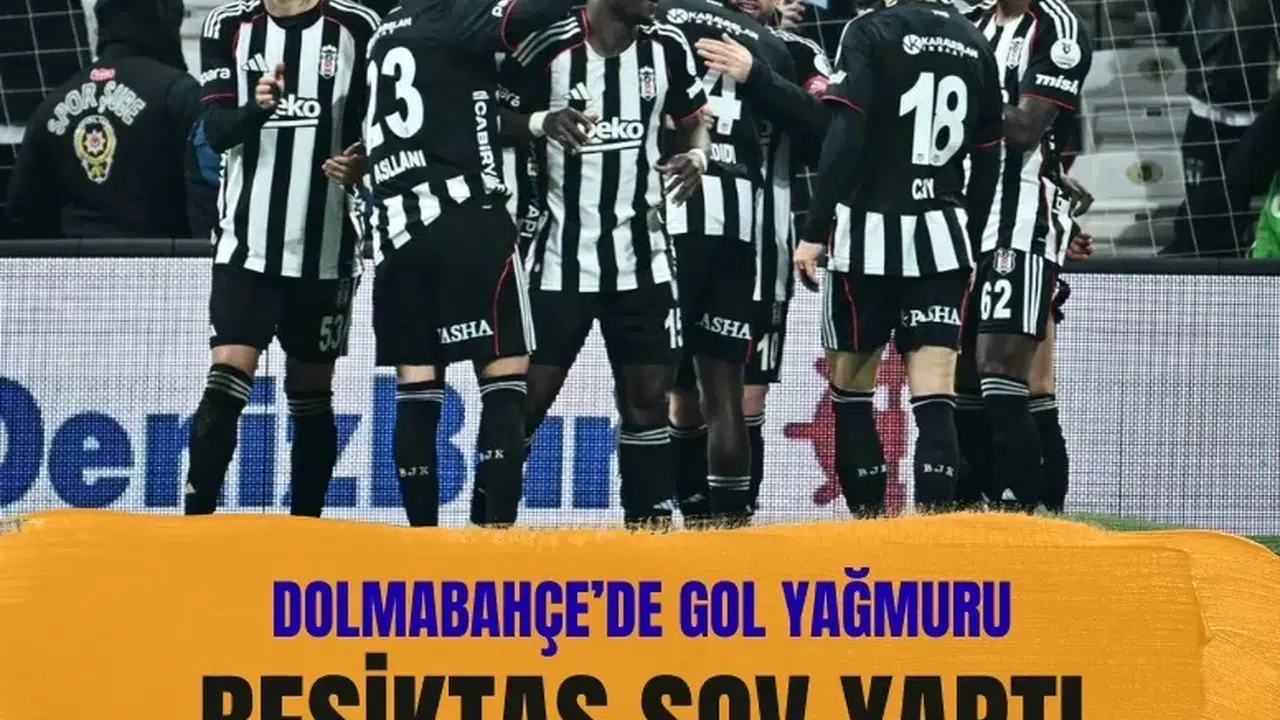 Beşiktaş Dolmabahçe’de fırtına gibi esti: 4-0