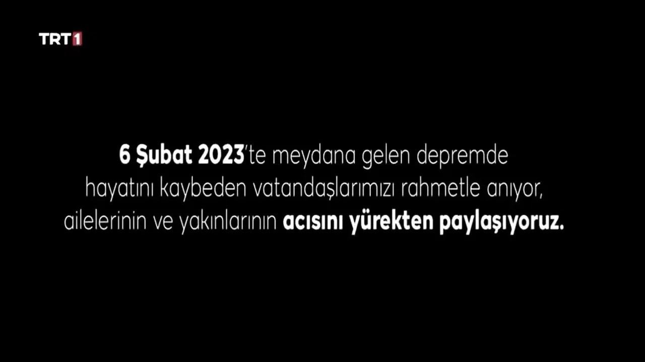 Taşacak Bu Deniz dizisinde bölüm öncesi 6 Şubat depremi hatırlatıldı!