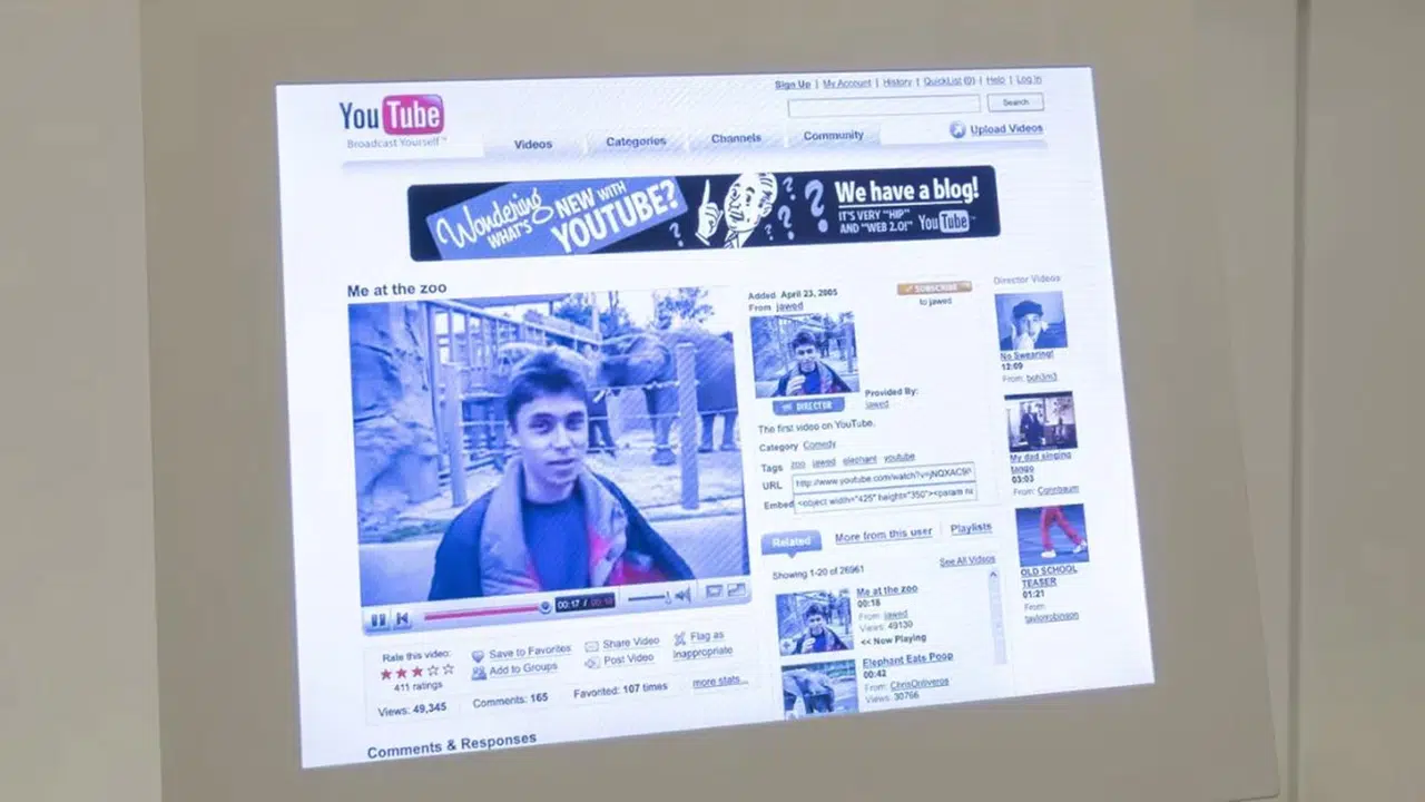 YouTube’un 20 Yıllık İlk Videosu V&A Müzesi’nde Ziyarete Açıldı