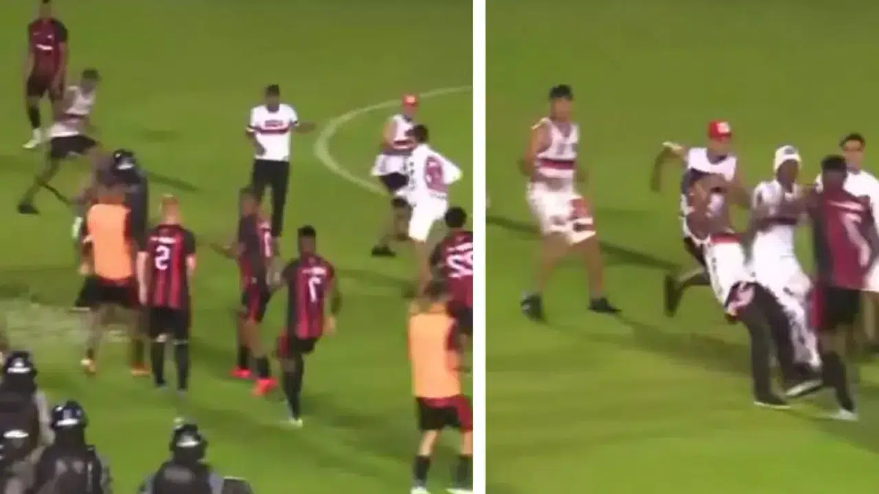 Brezilya’da Futbol Maçında Arbede! Polis Biber Gazıyla Müdahale Etti