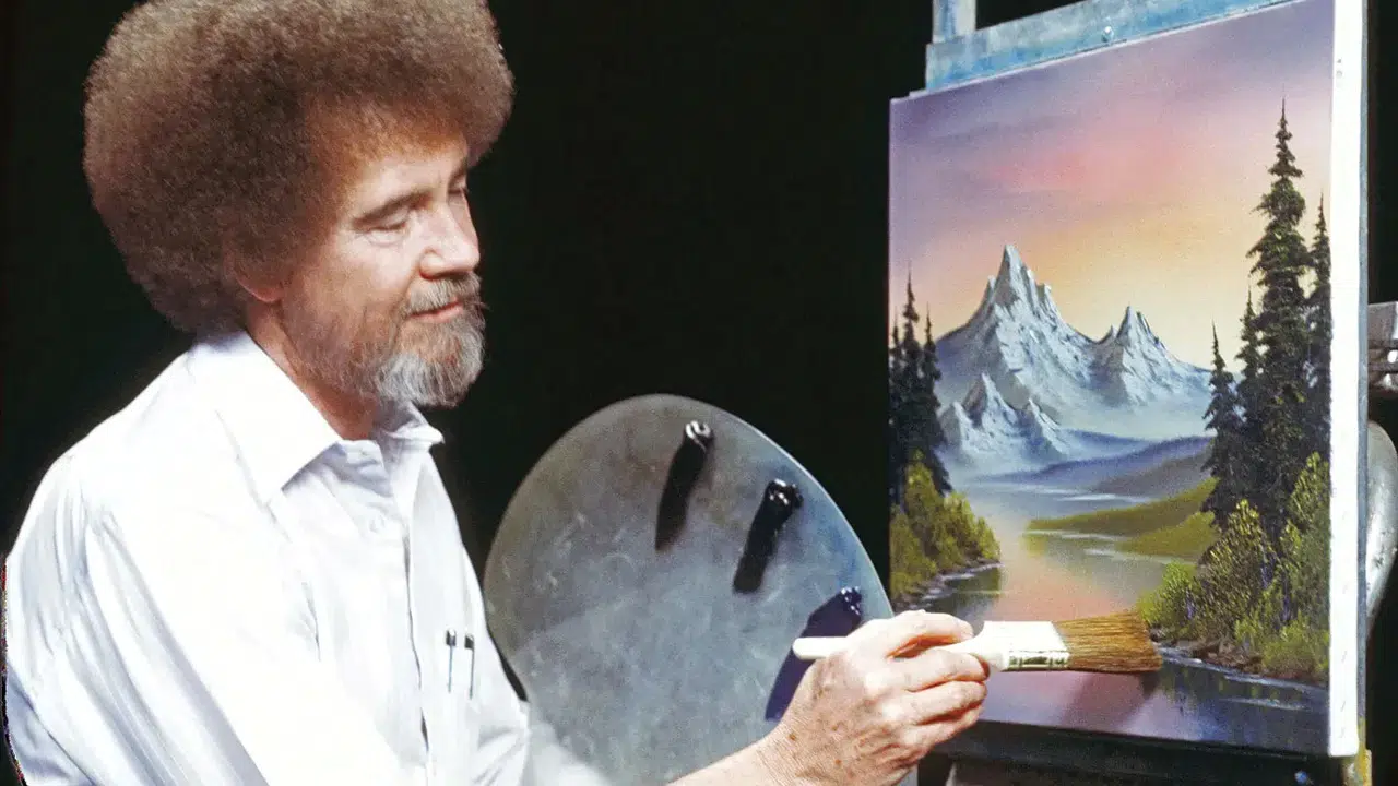 Televizyon ikonu Bob Ross’un tabloları dudak uçuklatan fiyata alıcı buldu!