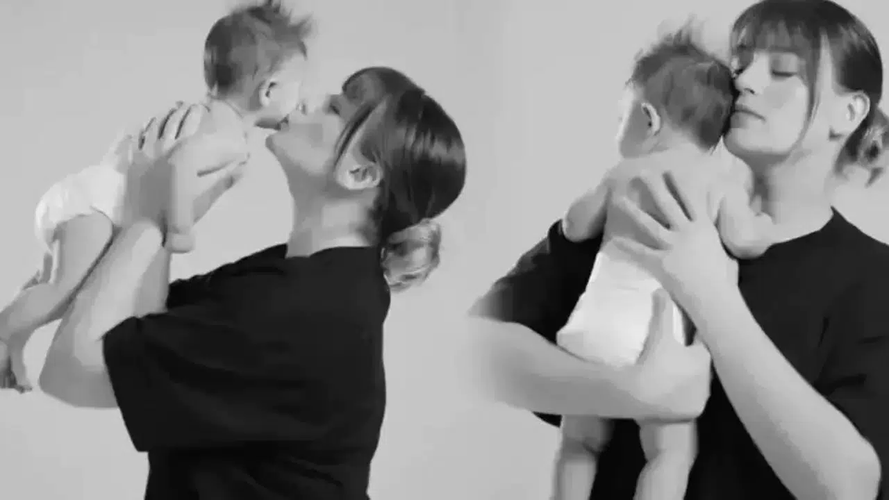 Gizem Karaca’nın Mutluluk Pozu! Minik Leyla Yaz Gündem Oldu