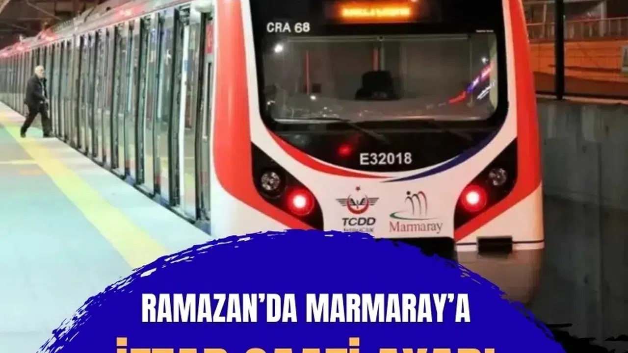 Ramazan boyunca Marmaray’da iftar saatlerinde ek seferler uygulanacak