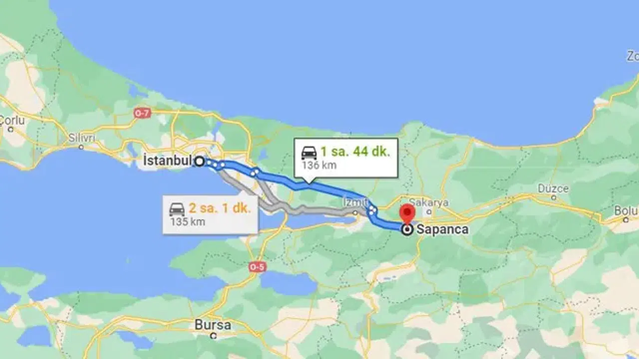 İstanbul Sapanca arası kaç km, kaç saat sürer, yol tarifi nasıl alınır, ne kadar benzin yakar?