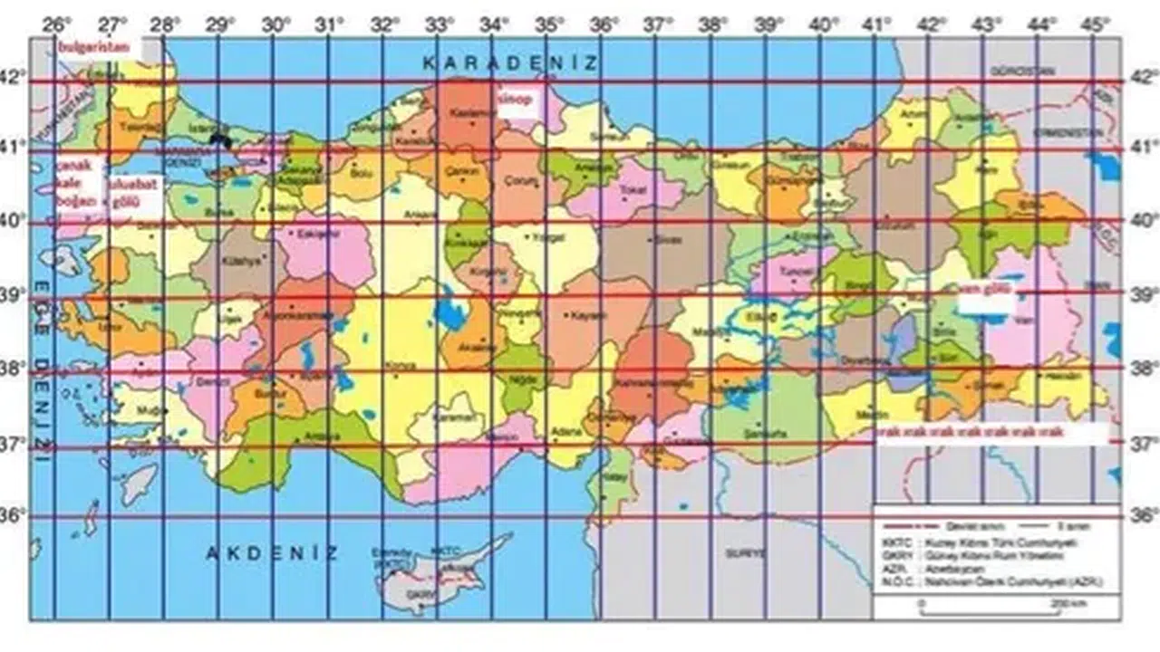 Coğrafyanın temel kavramları: Mutlak ve göreceli konum arasında fark var