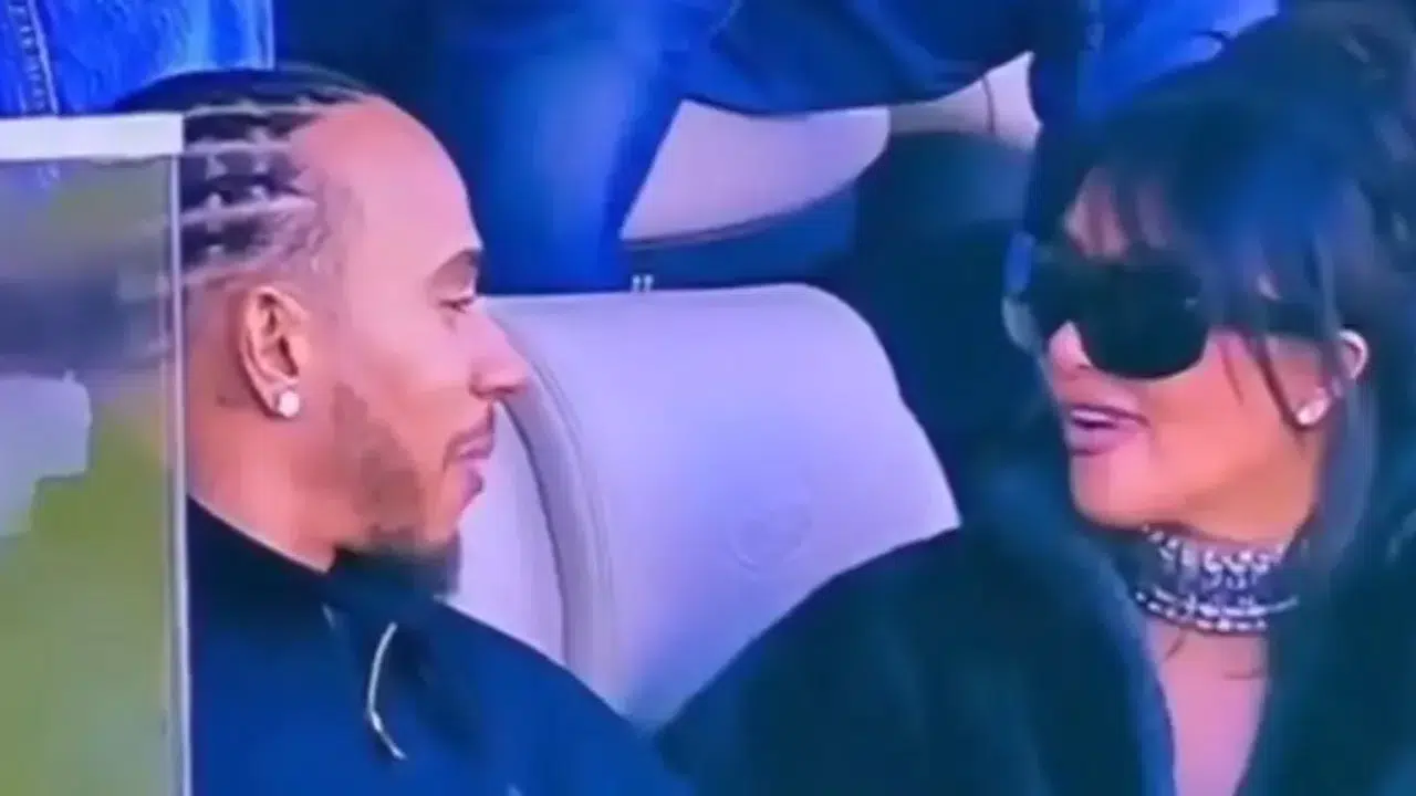 Kameralar Kaçırmadı! Kim Kardashian ile Lewis Hamilton’dan Dikkat Çeken Super Bowl Gecesi