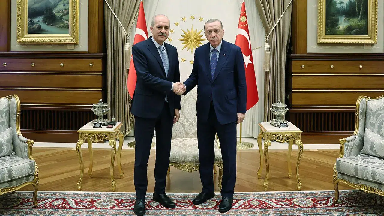 Dolmabahçe’de kritik kabul! Erdoğan ve Kurtulmuş bir araya geldi