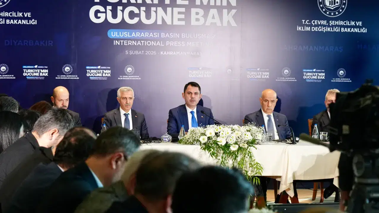 Bakan Kurum, Asrın İnşa Seferberliği’ni dünyaya anlattı: 'Anadolu Bugün Yeniden Ayağa Kalkmıştır'