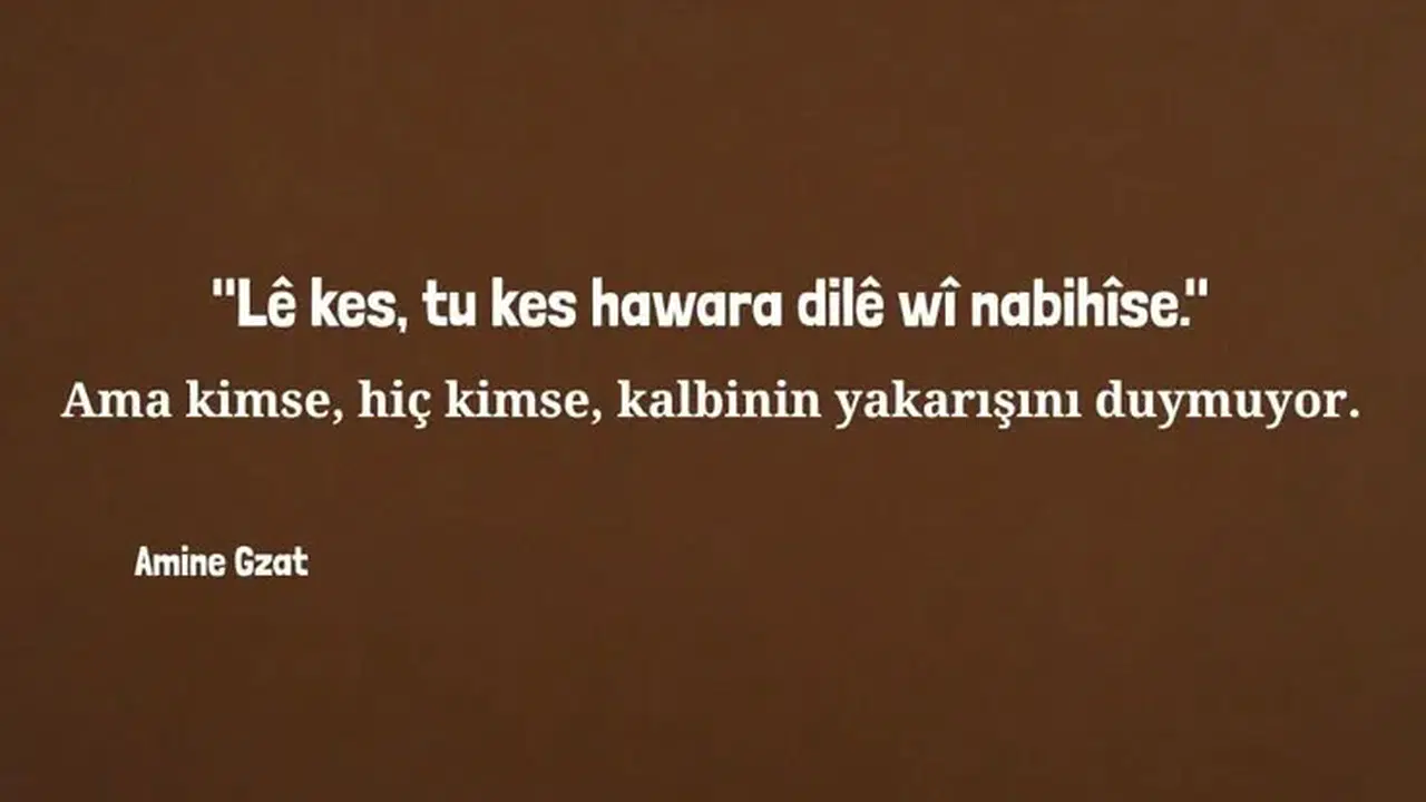 KÜRTÇE SÖZLER! Kürtçe aşk sözleri ve Kürtçe özlü sözler Türkçe anlamlarıyla nasıl söylenir?