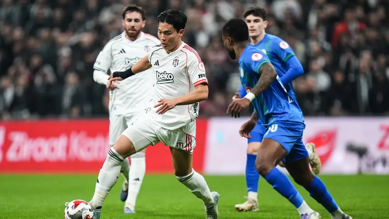 Türkiye Kupası'nda Beşiktaş - Çaykur Rizespor maçının golleri ve özeti