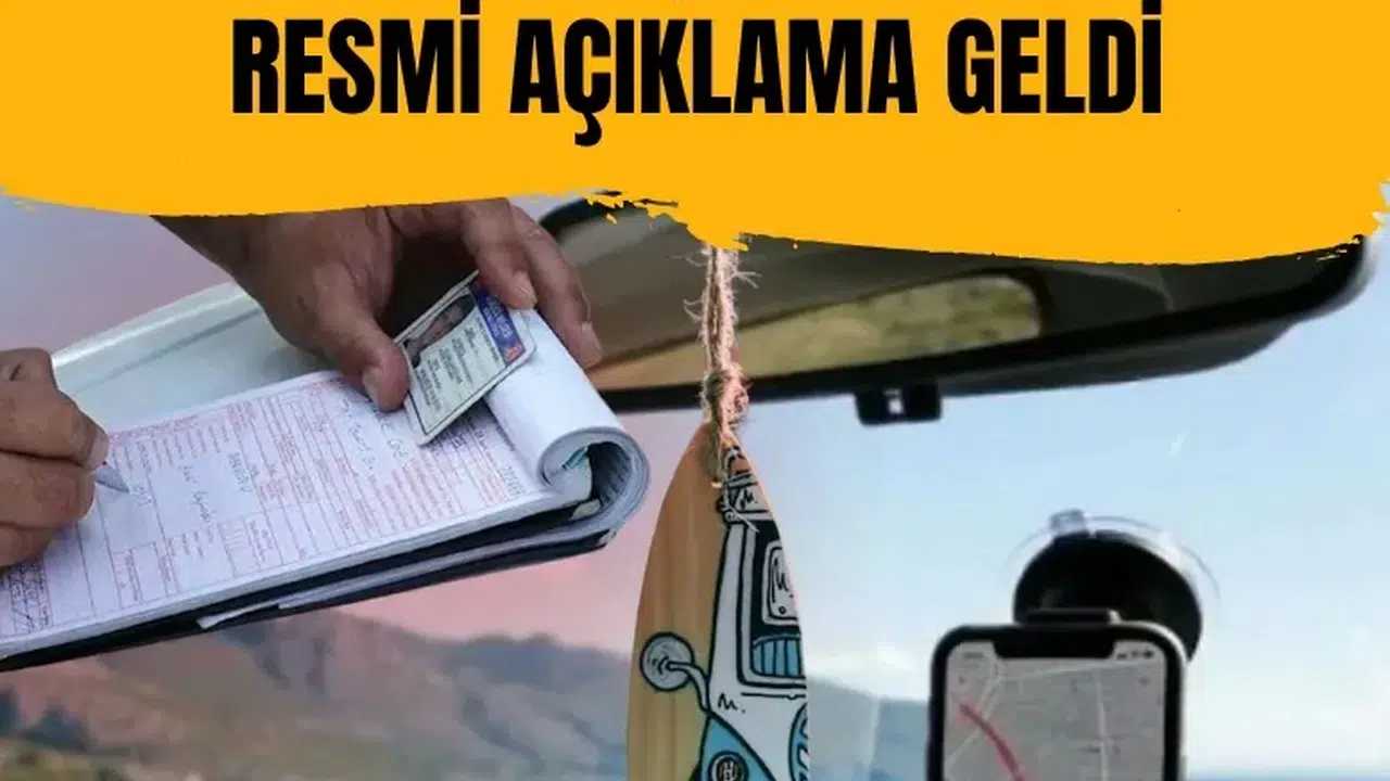Resmi açıklama yayımlandı! Telefon tutucu ve araç kokusu yasak mı?