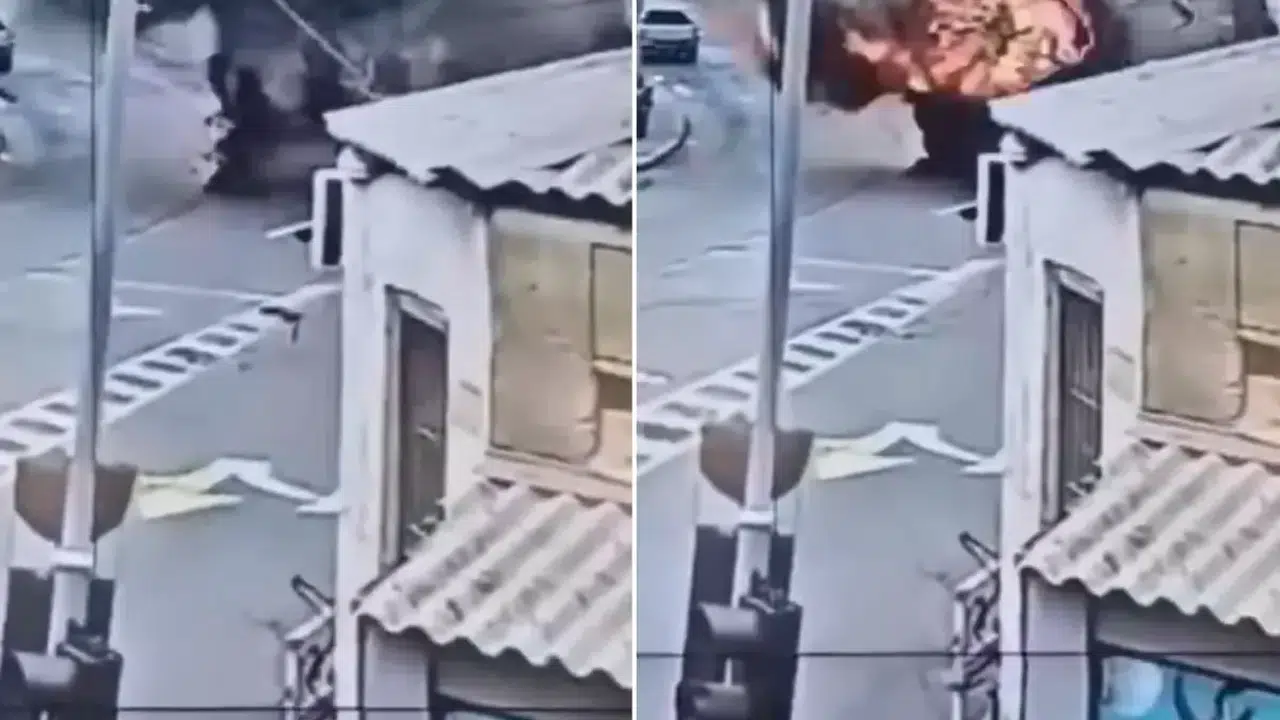 İran Füzesi Tel Aviv’de Yola Düştü: Devasa Çukur Oluştu