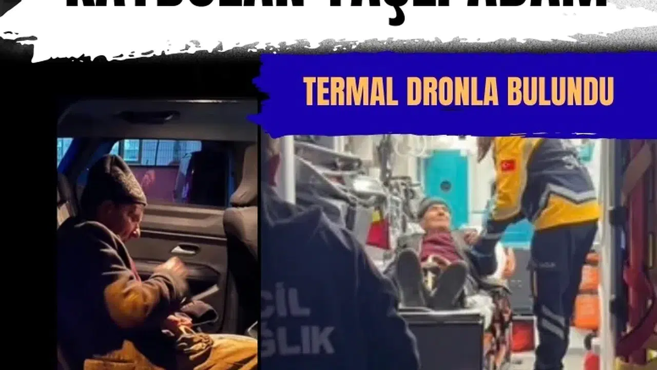 İzmir’de kaybolan yaşlı adam termal dronla bulundu