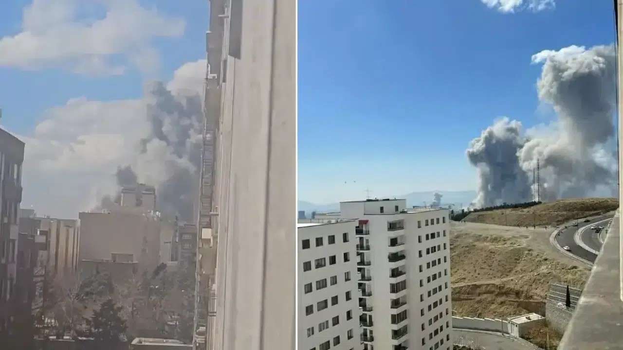 İran devlet televizyonu binası vuruldu!