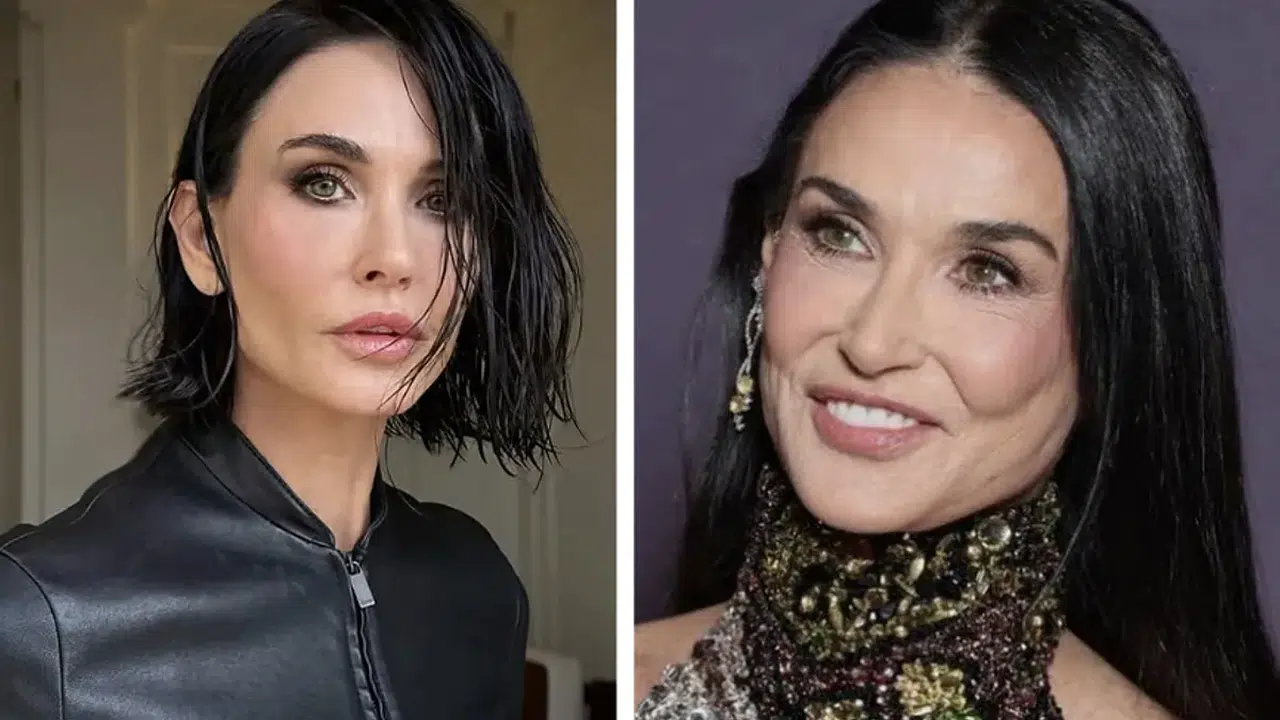 Demi Moore, Gucci Defilesinde Yeni Saç ve Stiliyle Dikkat Çekti
