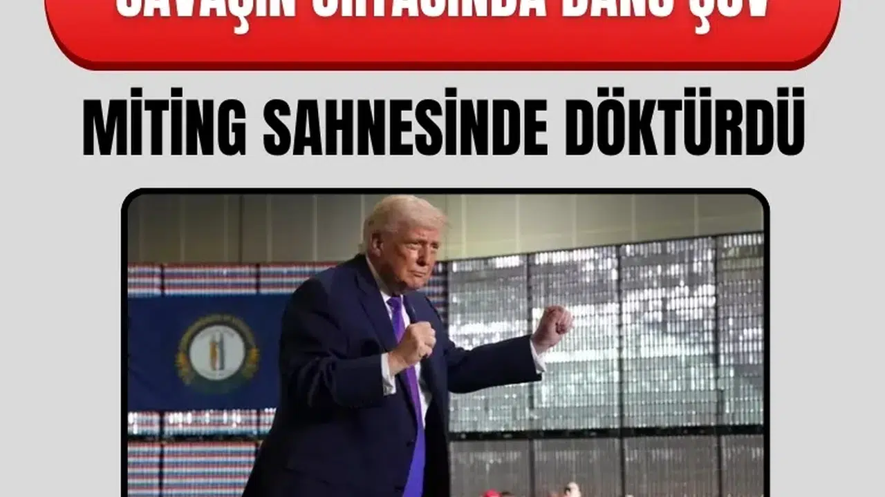 Trump sahnede dans etti sosyal medya konuştu