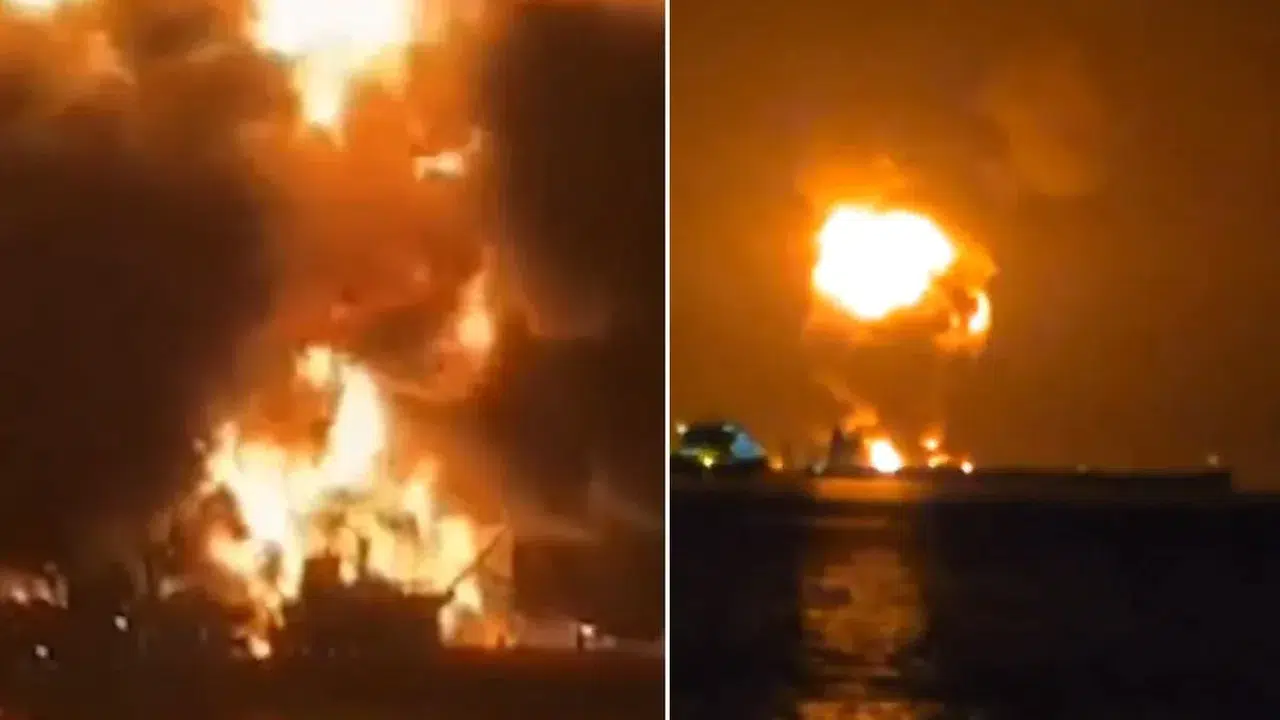 Basra Körfezi’nde Petrol Tankerlerine Saldırı! Patlama Sonrası Limanlar Kapatıldı