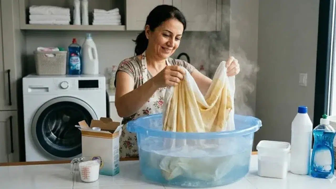 Sararan Çarşaflara Şok Çözüm! Bu Yöntemi Deneyen Farkı Görüyor