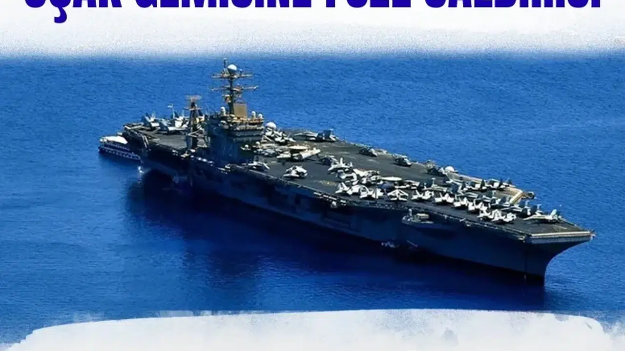 İran’dan Abraham Lincoln uçak gemisine 4 balistik füze iddiası