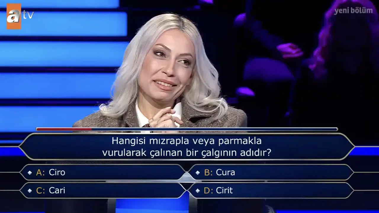 Hangisi mızrapla veya parmakla vurularak çalınan bir çalgının adıdır?