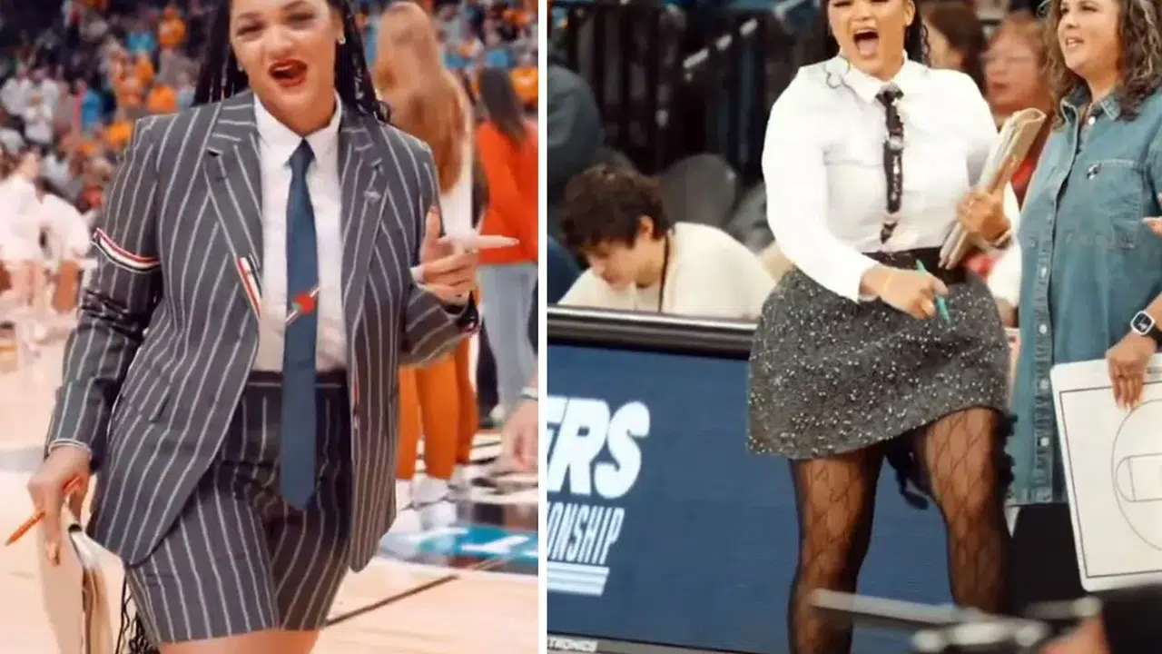 Texas Kadın Basketbol Koçu Dikkat Çekti! Enerjik Tavırları ve Kıyafet Seçimi Gündem Yarattı!