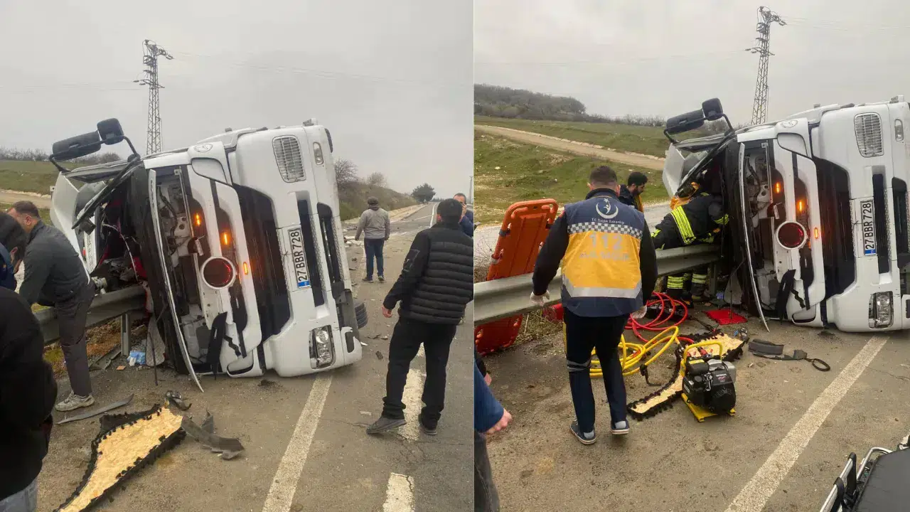 Tekirdağ Yolunda Korkunç Anlar! Savrulan Tırdan Acı Haber Geldi