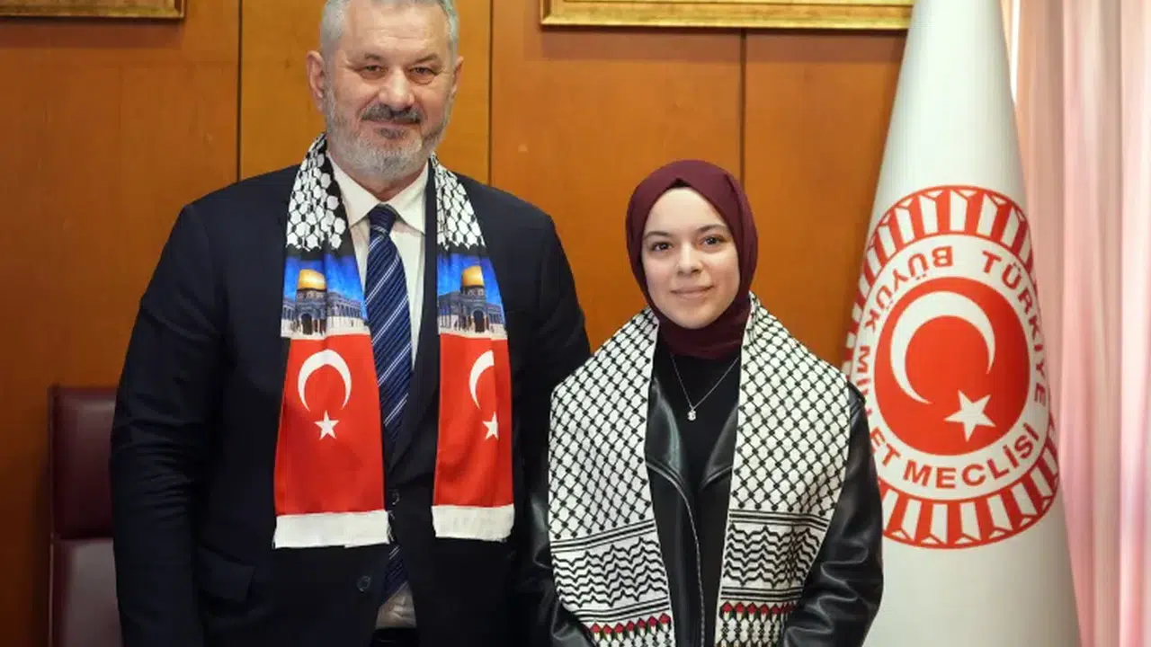 Gazze’de başlayan hikaye Ankara’da tamamlandı! Meryem Cumhurbaşkanı Erdoğan’la görüştü