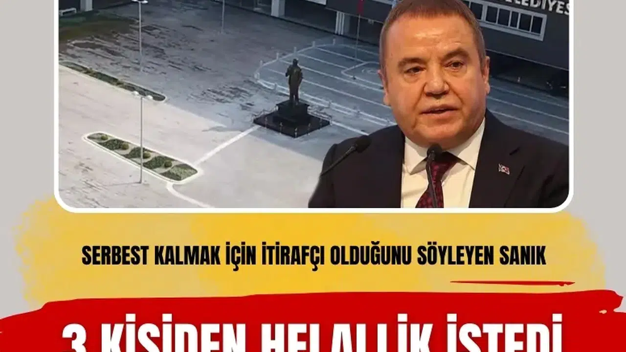 Serbest kalmak için itirafçı olduğunu söyleyen tutuksuz sanık, 3 kişiden helallik istedi