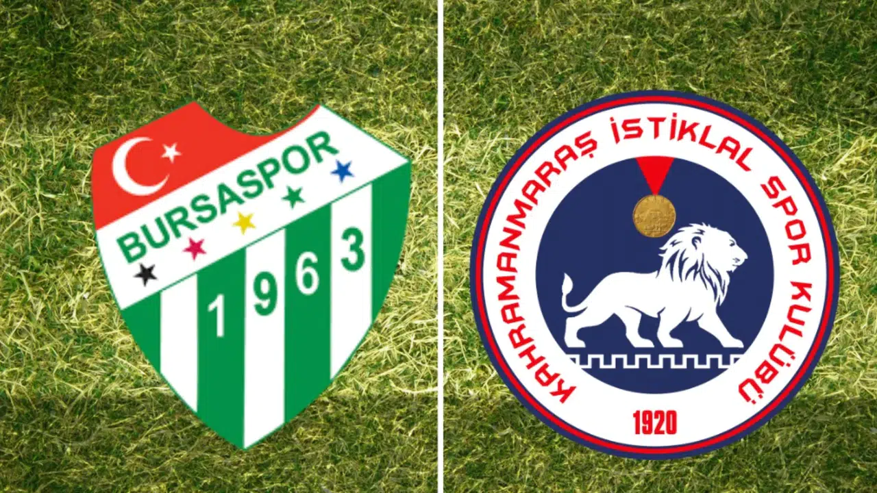 KAHRAMANMARAŞ İSTİKLALSPOR – BURSASPOR İLK 11’LER!  Canlı yayın var mı, saat kaçta başlayacak, hangi kanalda?