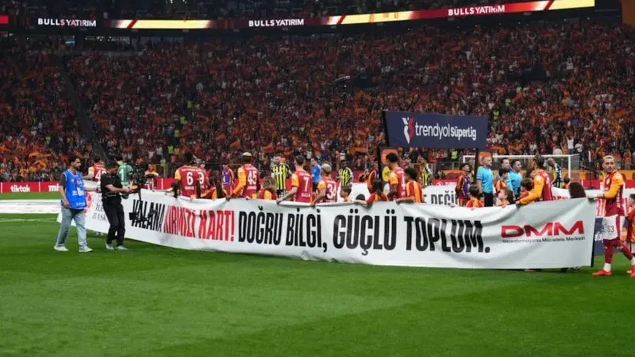 Derbide 'gerçek' mesajı: Aslan ve Kanarya dezenformasyona karşı el ele!