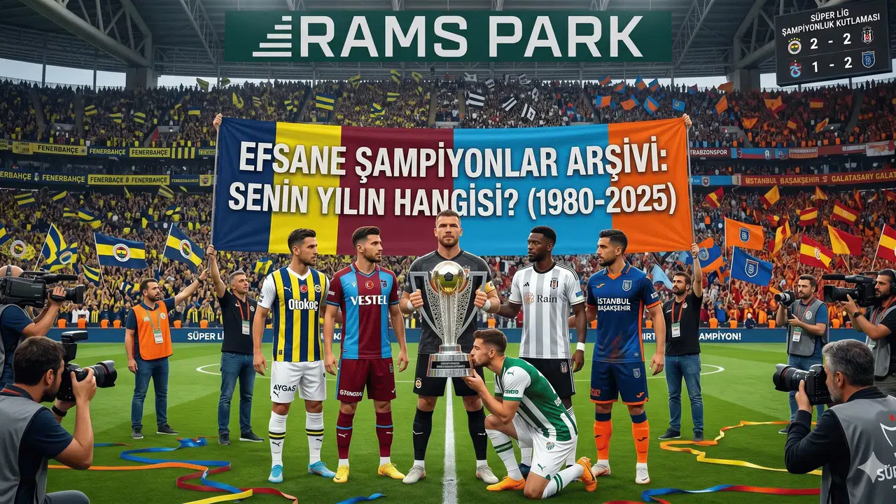 Doğduğunuz yıl kim şampiyondu? 1980'den 2025'e Süper Lig'in altın listesi!