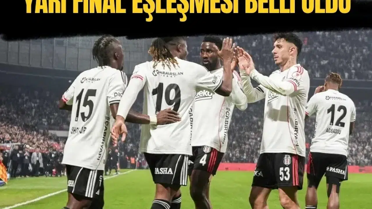 Kartal yarı final biletini üç golle aldı: Beşiktaş 3-0 Alanyaspor