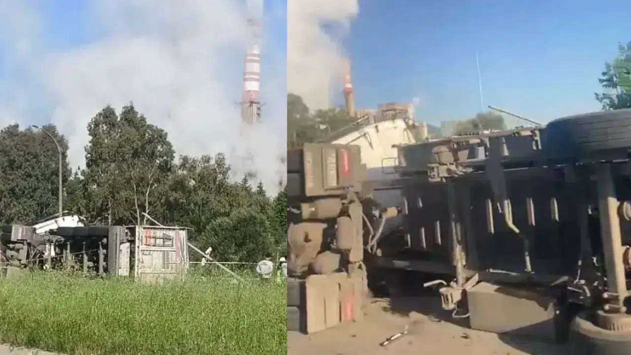 Muğla'da kömür yüklü kamyon devrildi: Sürücü yaralandı