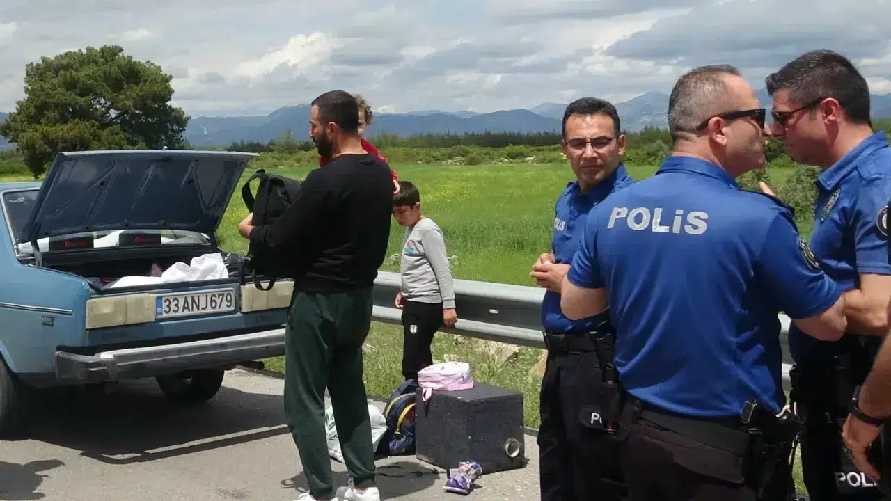 Anamur'da eşini öldürüp çocuklarıyla kaçan zanlı tutuklandı!