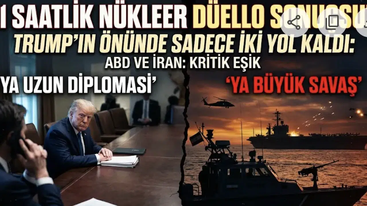 21 saatlik nükleer düello sonuçsuz! Trump’ın önünde sadece iki yol kaldı: Ya uzun diplomasi ya büyük savaş
