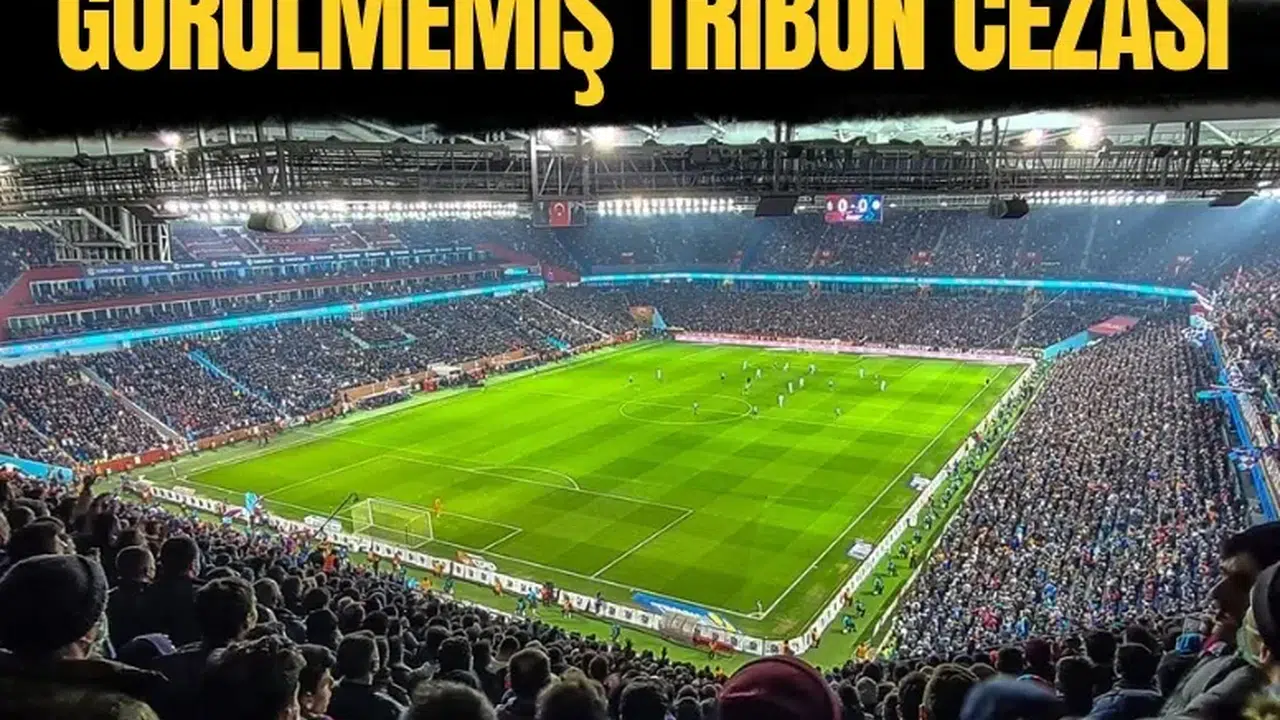 PFDK’dan Trabzonspor’a tribün ve para cezası kararı