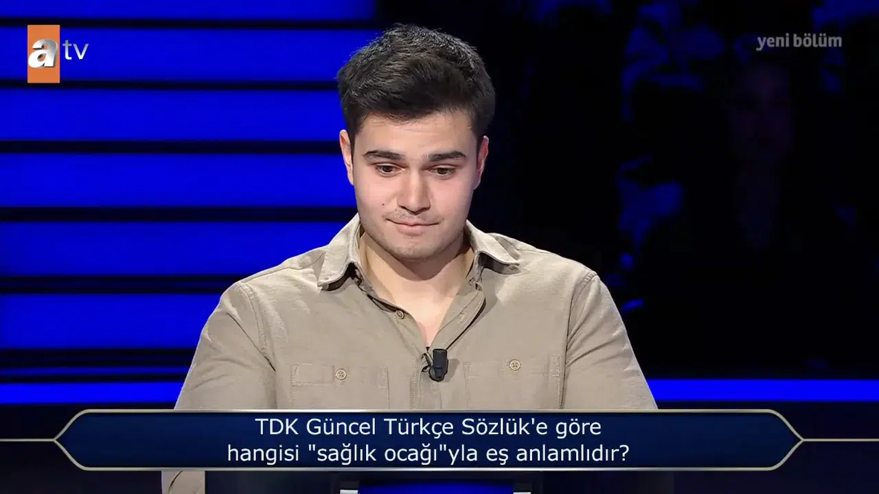 TDK Güncel Türkçe Sözlüğe göre hangisi sağlık ocağıyla eş anlamlıdır?