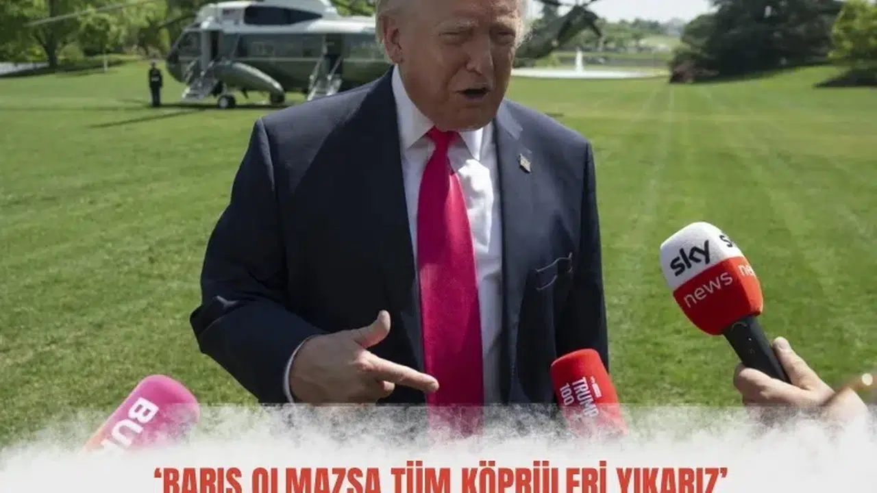 Trump'tan İran'a sert tehdit: Barış olmazsa tüm köprüleri yıkarız
