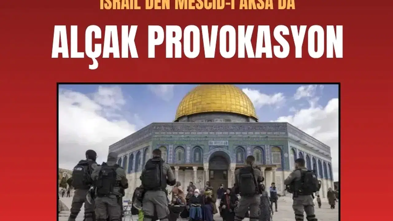 İsrail Polisi Mescid-i Aksa’da üç kişiyi gözaltına aldı