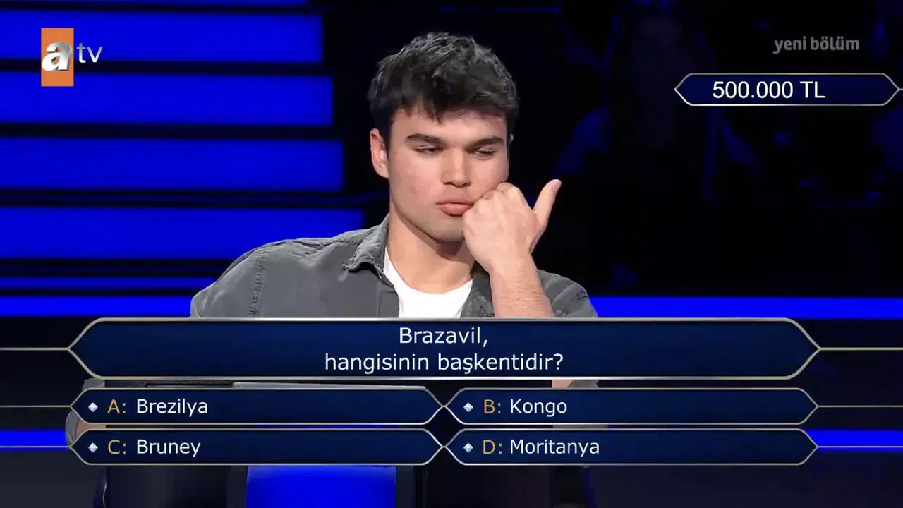 Brazavil hangisinin başkentidir? Brezilya mı, Kongo mu, Bruney mi, Moritanya mı?