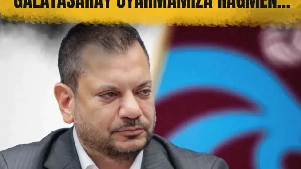 Trabzonspor Başkanı Ertuğrul Doğan’dan Galatasaray’a transfer tepkisi