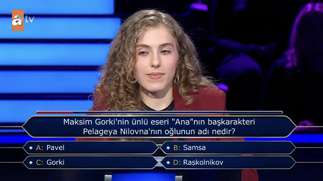 Maksim Gorki'nin ünlü eseri Ana'nın baş karakteri Pelageya Nilovna'nın oğlunun adı nedir?