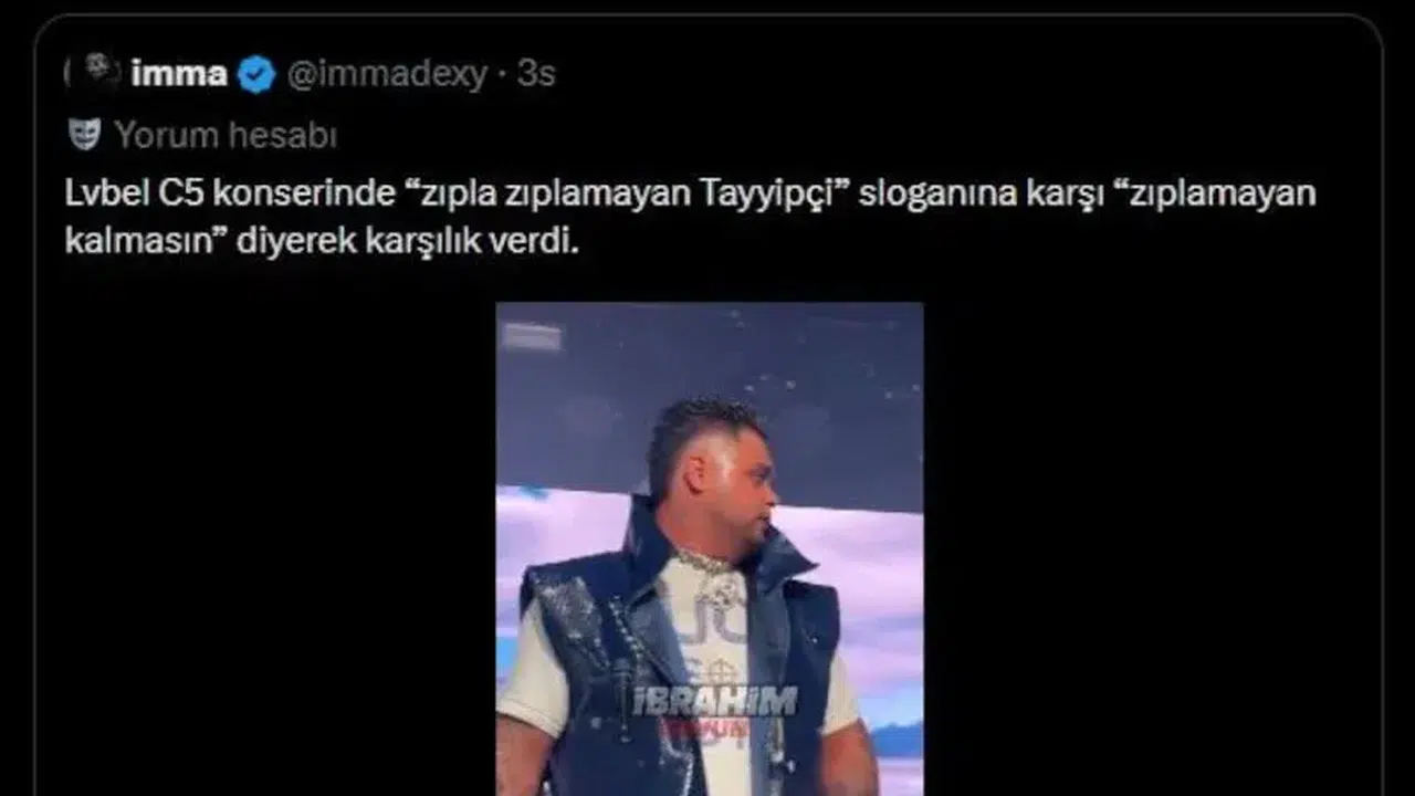 Lvbel C5 konserinde olay slogan: AK Parti’den çok sert 'zıplatacağız' yanıtı!