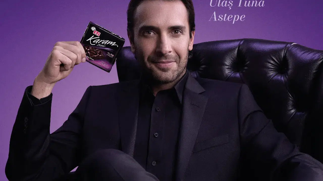 Ulaş Tuna Astepe ilk reklam projesinde ETİ Karam’la çekimde