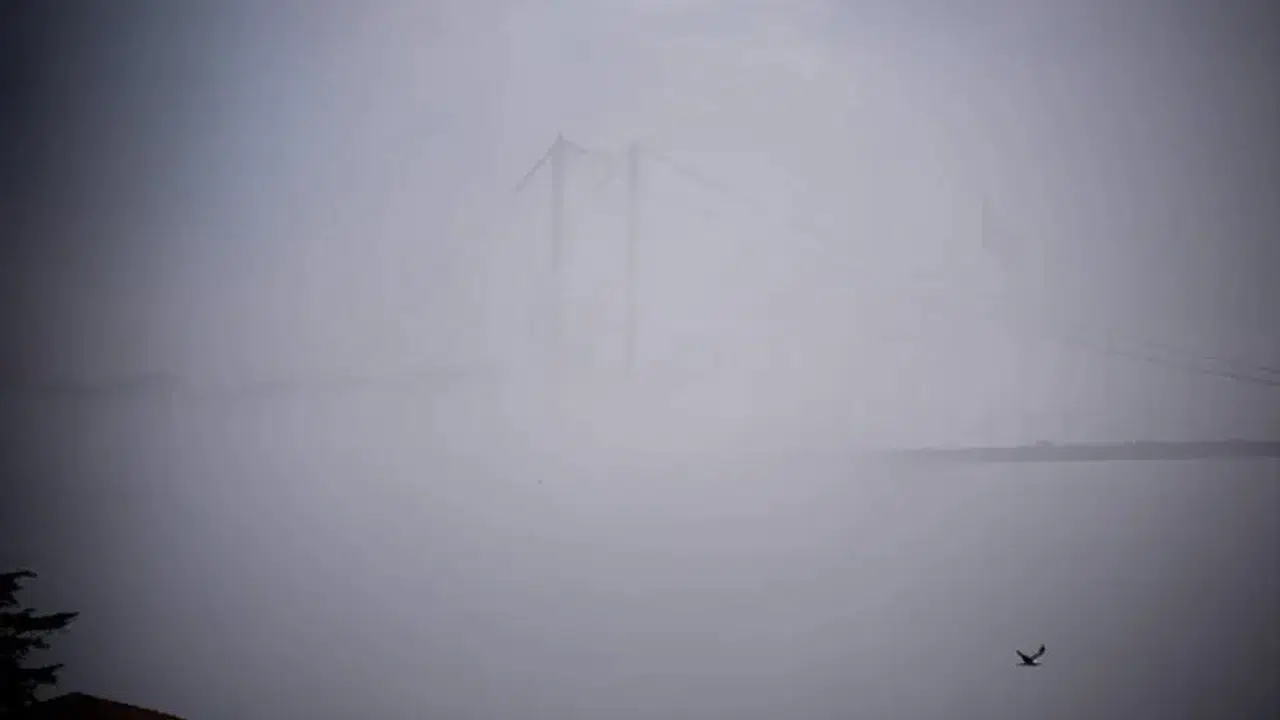 İstanbul Boğazı'nda yoğun sis nedeniyle gemi trafiği askıya alındı